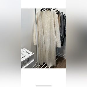 Toteme ling sweater cardigan no belt size M alpaca cream